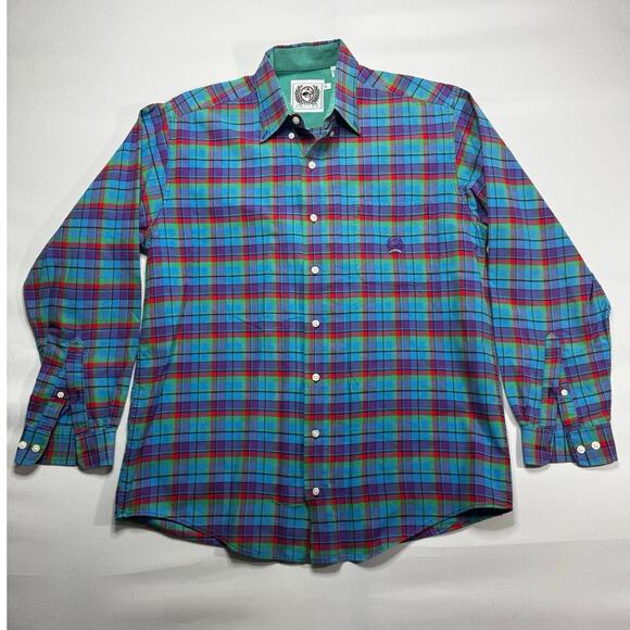 Cinch Other - Cinch Men's Long Sleeve Multicolor Plaid Western Button Up Shirt - Size S
